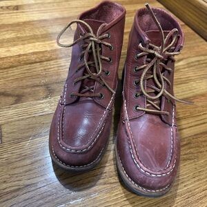 G.H. Bass & Co. Quail Hunter Red Leather Boots